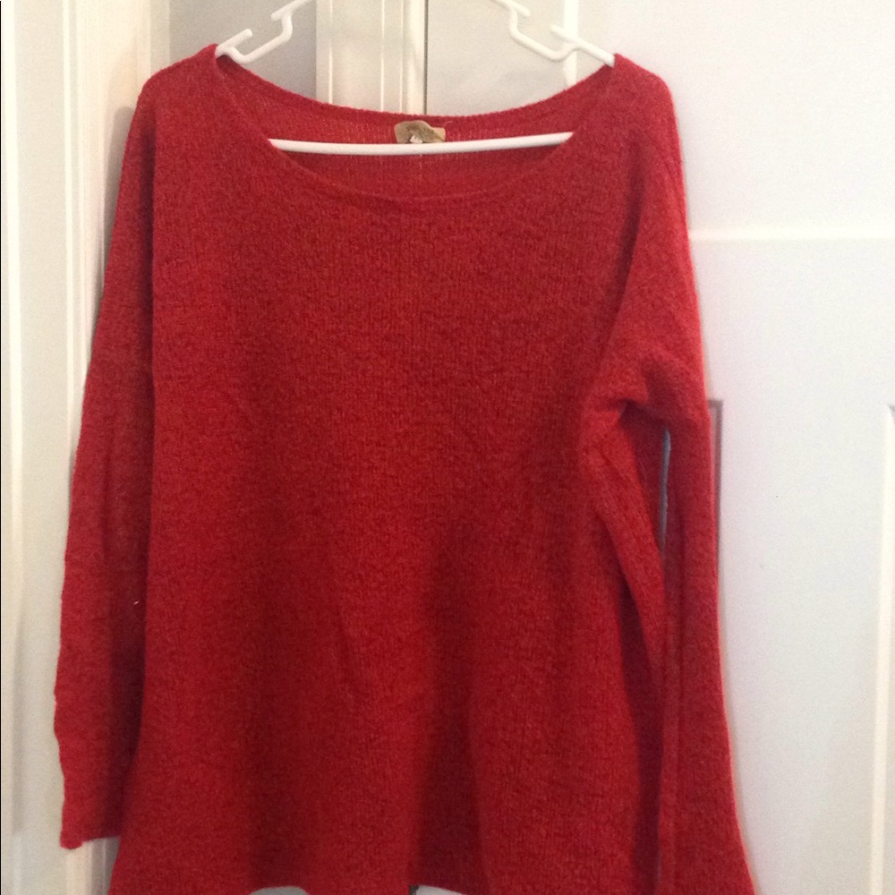 Red sweater
